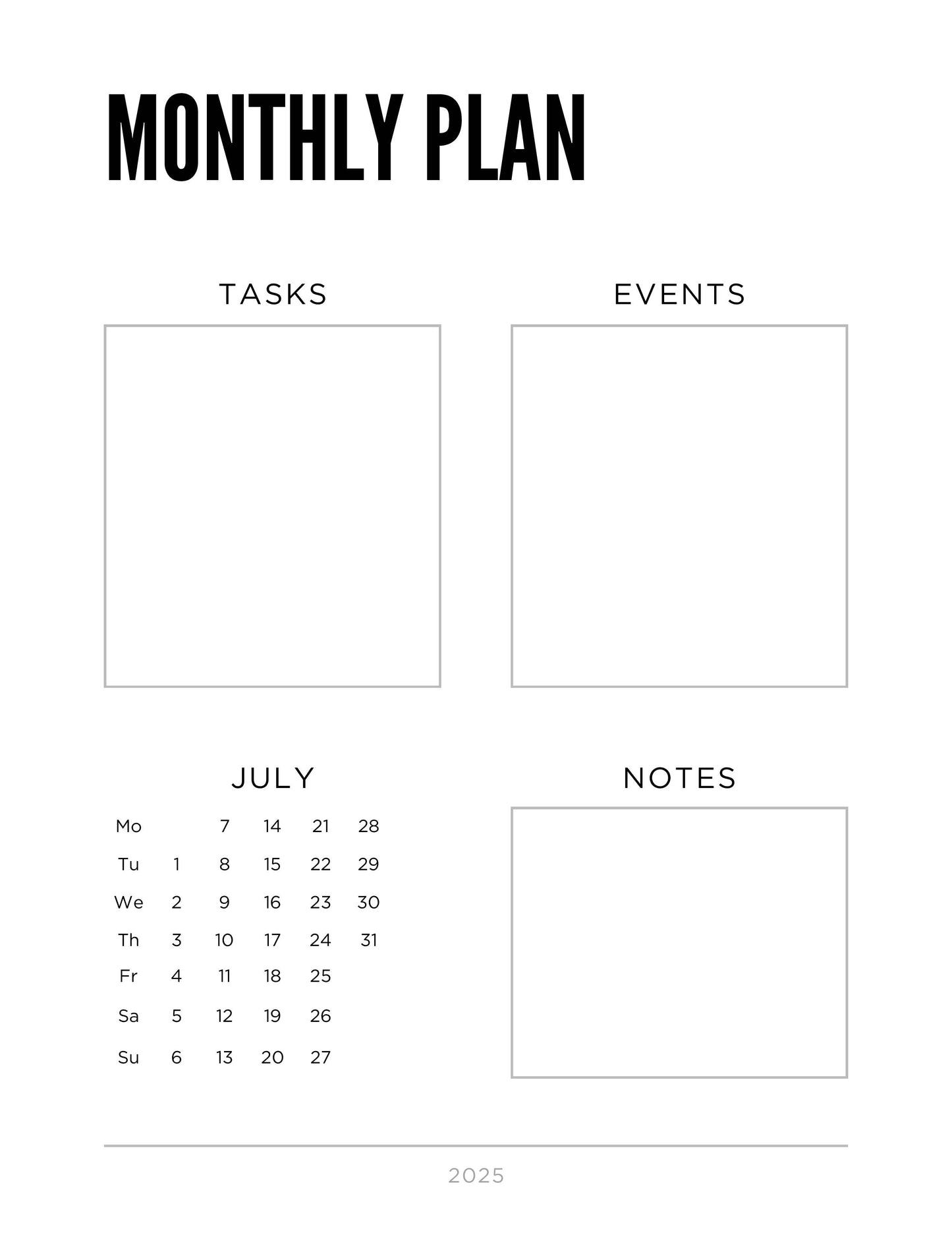 2025 Planner/Journal for Printing, GoodNotes, Notability,or Digital Planner - “Memento Mori”