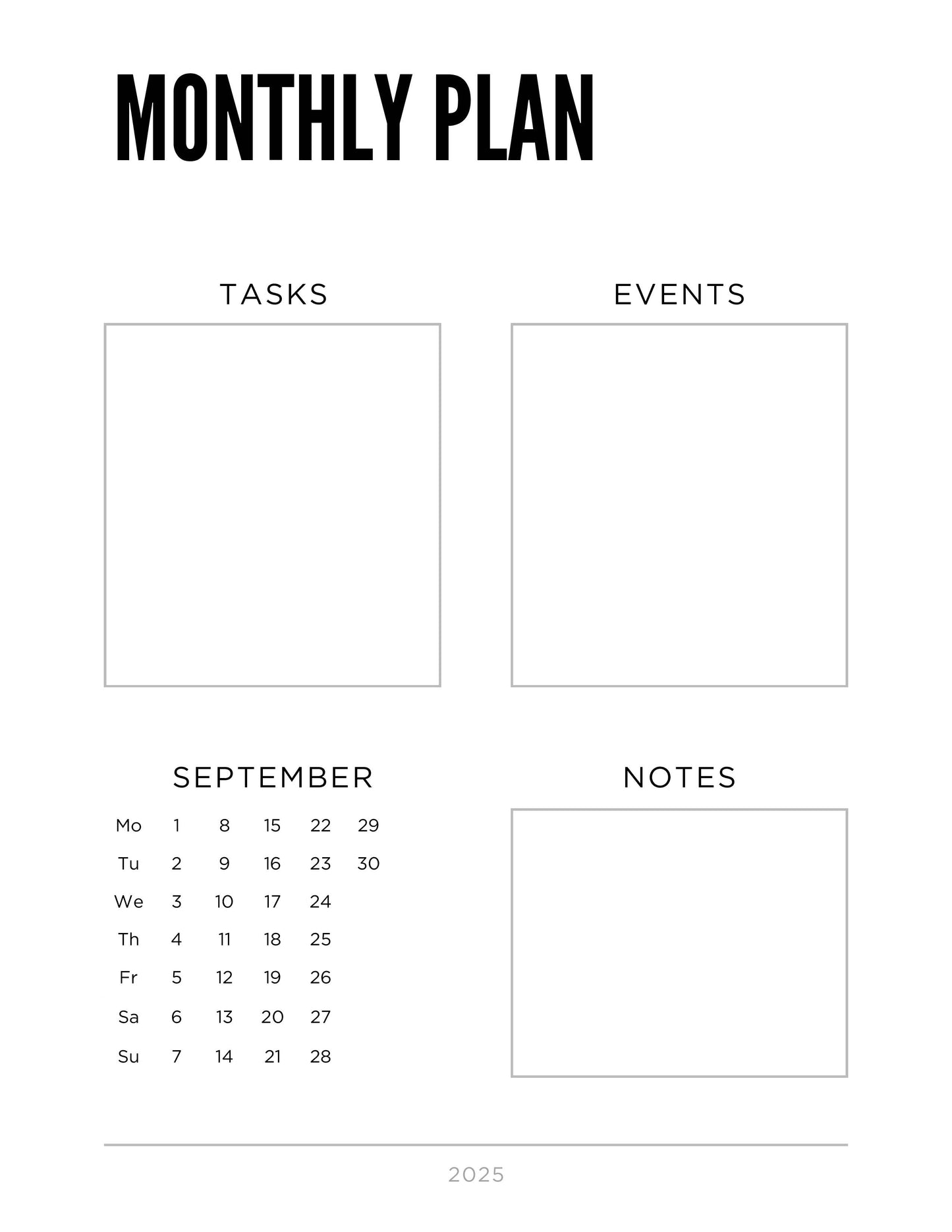 2025 Planner/Journal for Printing, GoodNotes, Notability,or Digital Planner - “Memento Mori”