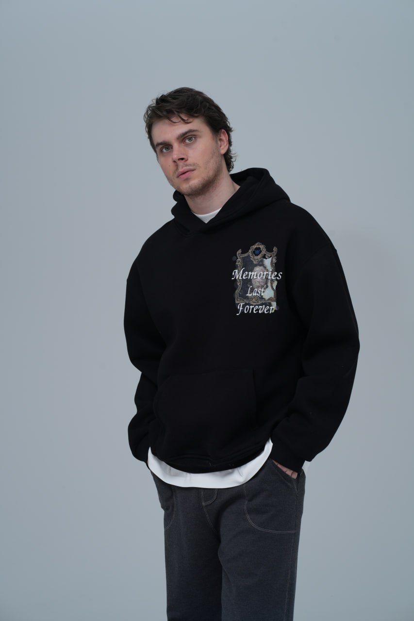 "Memories Last Forever" Surrealist Graphic Hoodie