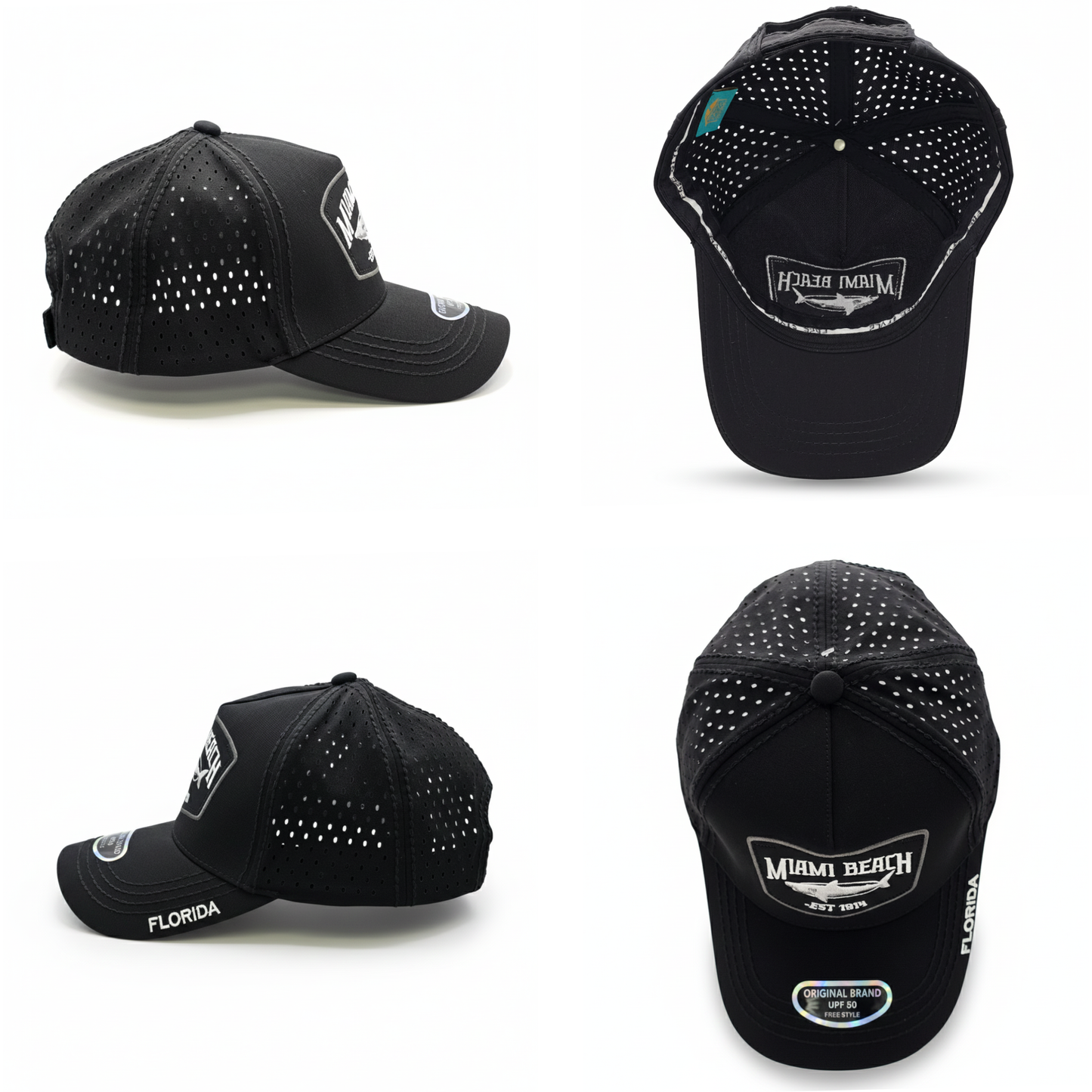 Miami Beach Shark Hat – Premium A-Frame