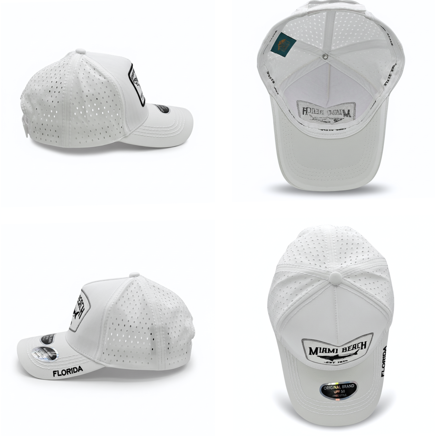 Miami Beach Shark Hat – Premium A-Frame