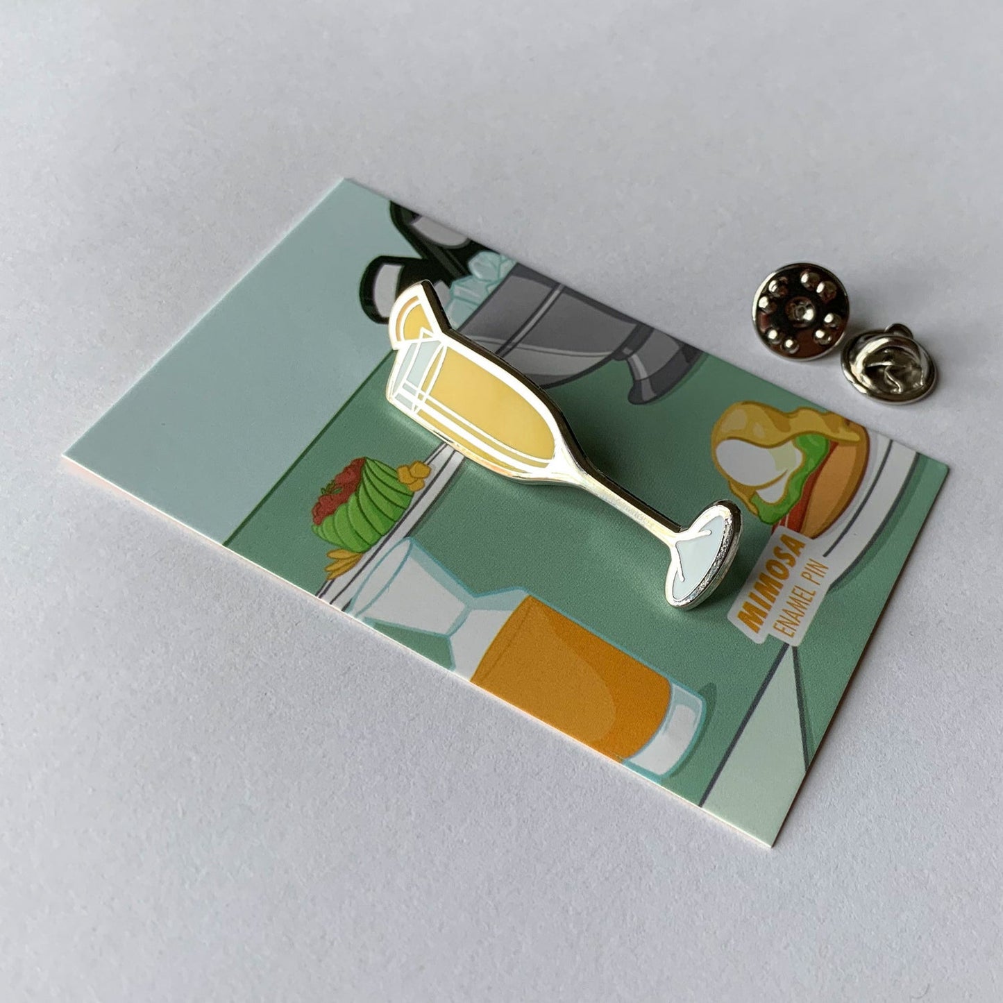 Mimosa Cocktail Pin
