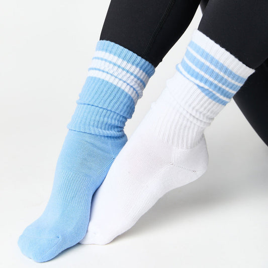 4 Stripe Casual Crew Socks 2-Pack