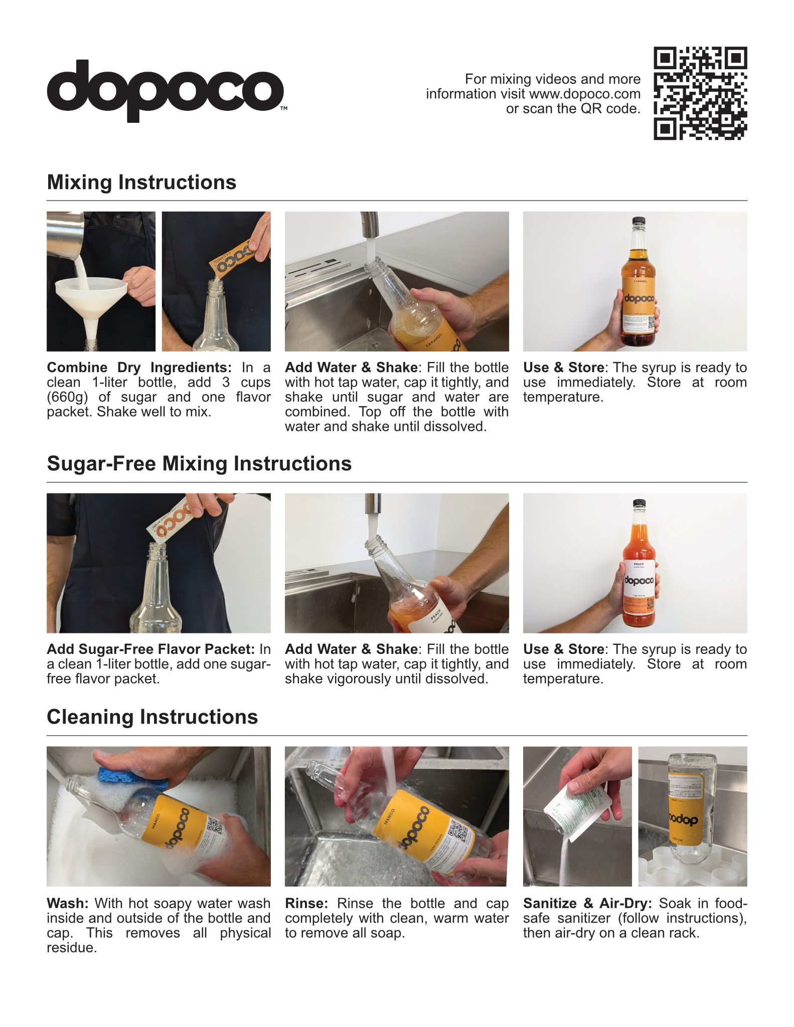 Mixing & Cleaning Instructions Card – Engineered