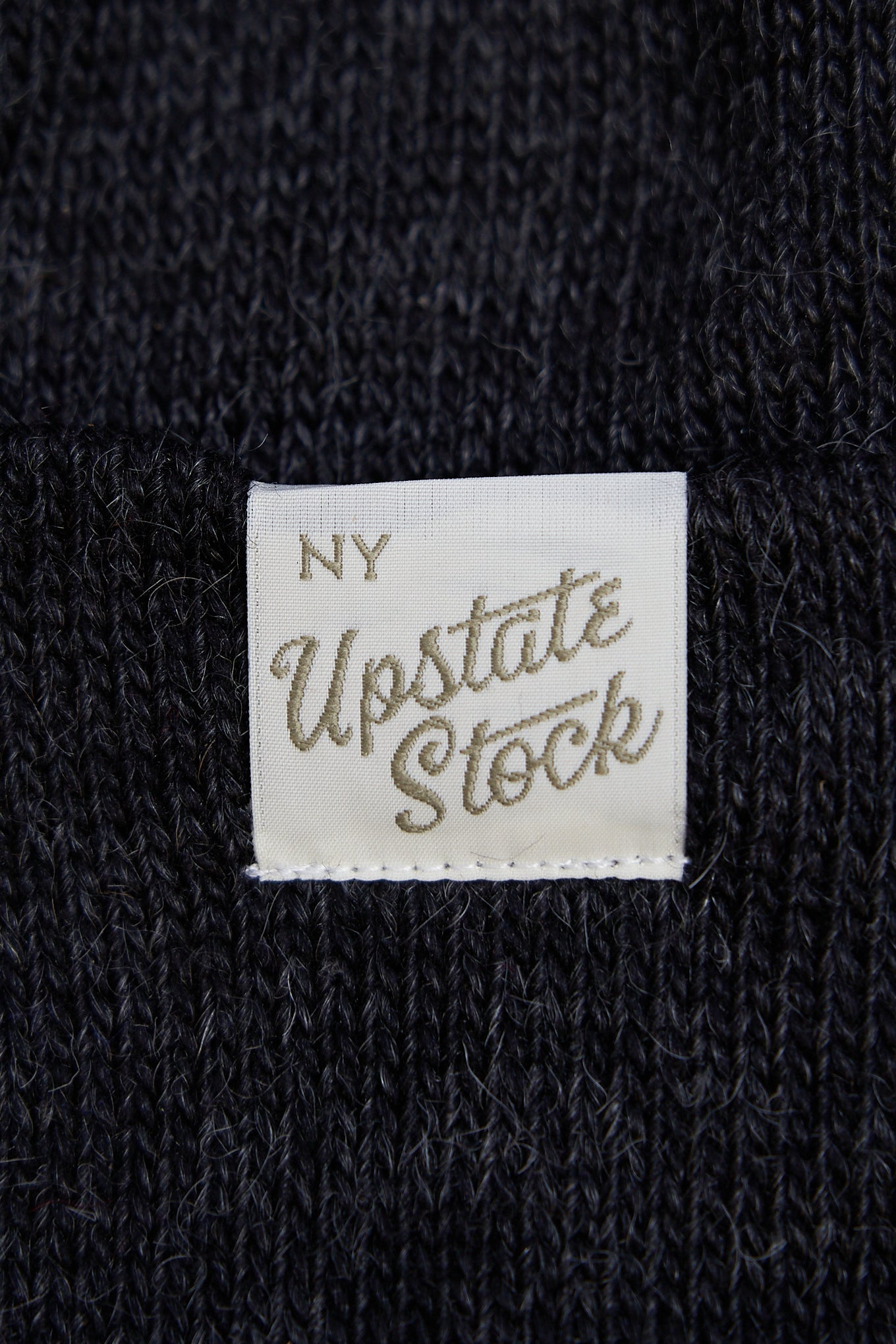 Black American Mohair Beanie