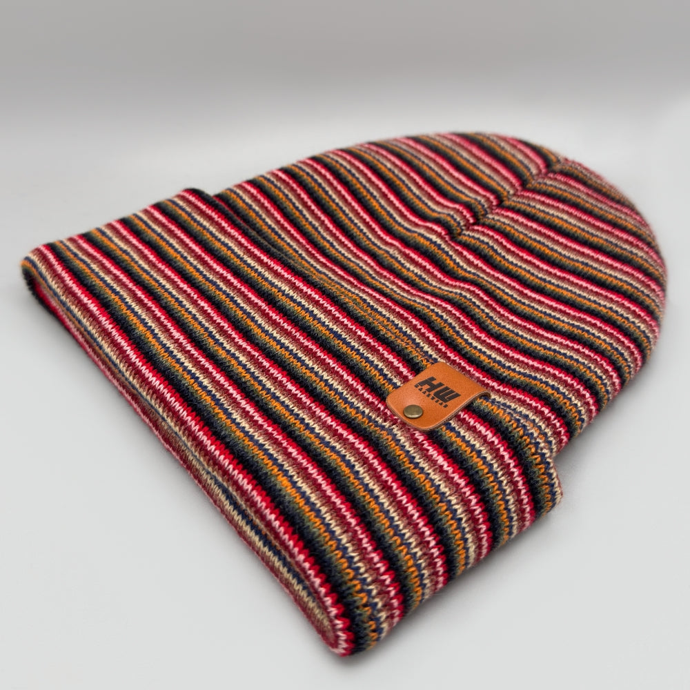 HAAKWEAR Traditional Beanie - Multi Color Knit Winter Hat- Made in USA