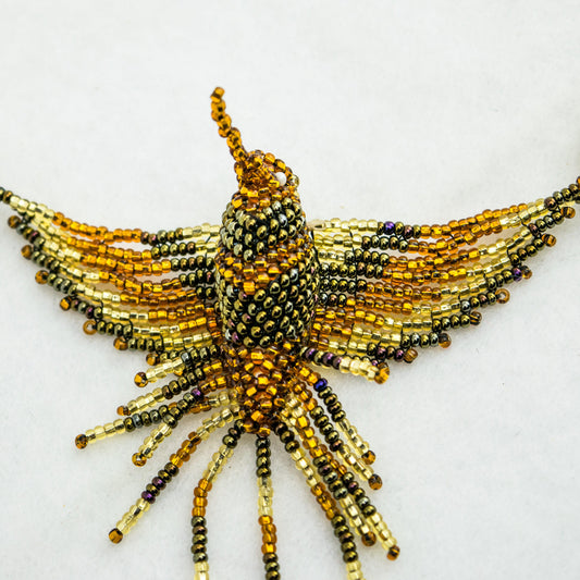 Hummingbird Seed Bead Necklace Assorted - Guatemala