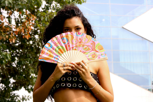 Lindy Pop Hand Fan