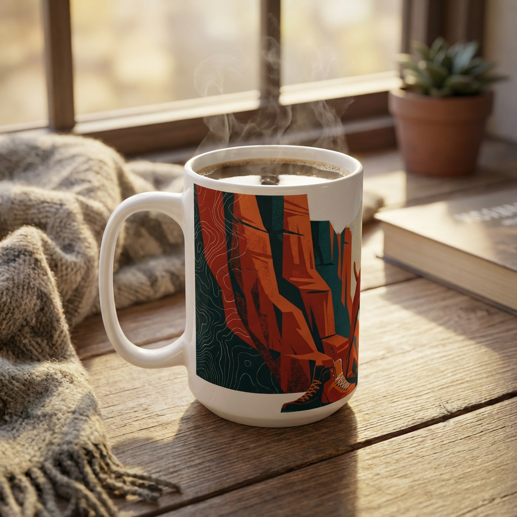 National Park Pups - Canyon Vizsla 15oz Mug