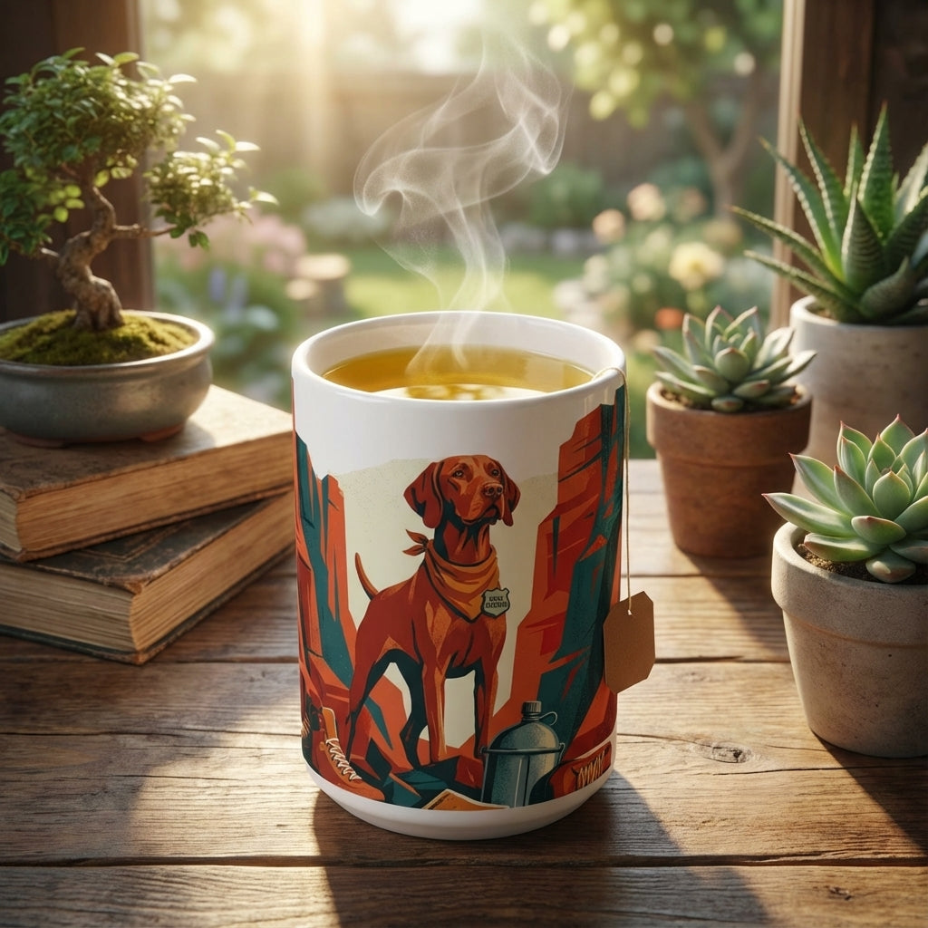 National Park Pups - Canyon Vizsla 15oz Mug