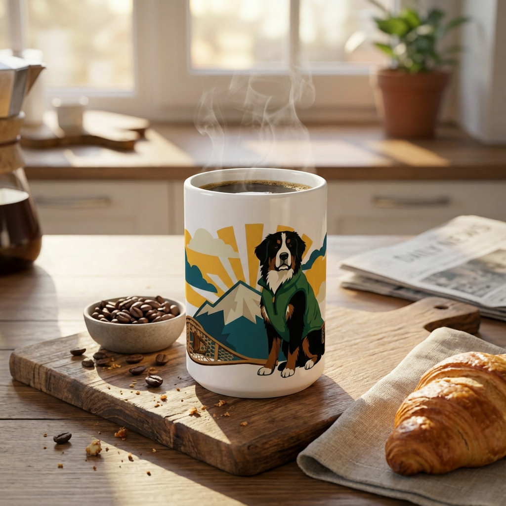 National Park Pups - Summit Bernese 15oz Mug