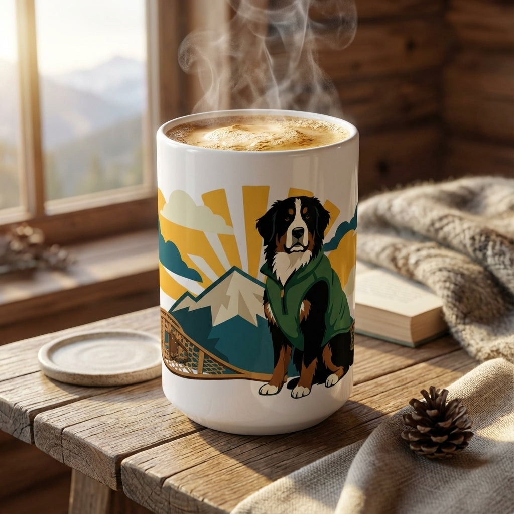 National Park Pups - Summit Bernese 15oz Mug