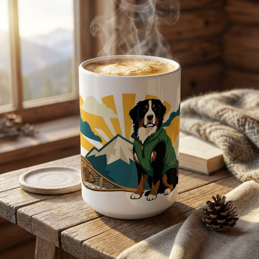 National Park Pups - Summit Bernese 15oz Mug