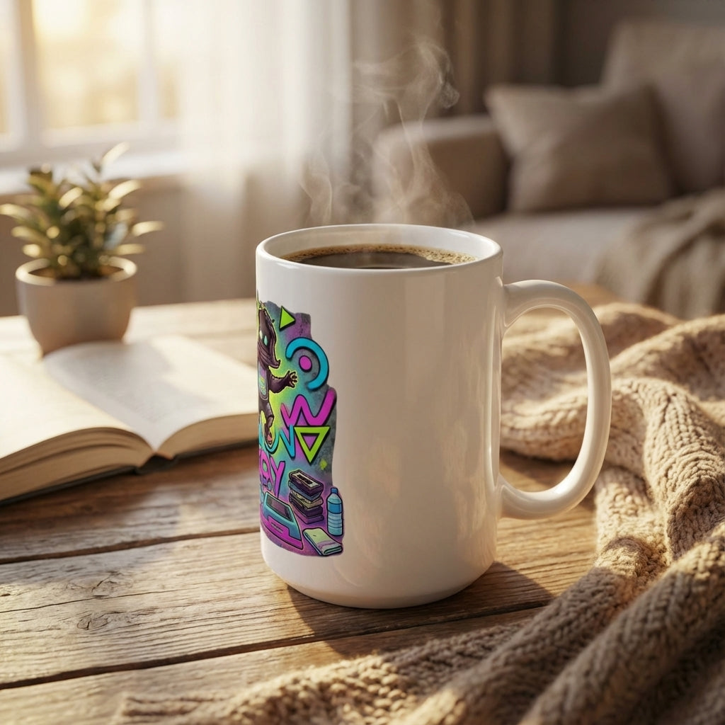 Neon Aerobics Possums - Grapevine Grind - 15oz Mug