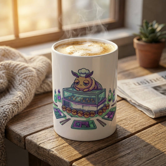 Neon Noodle Moths - Midnight Munchies - 15oz Mug