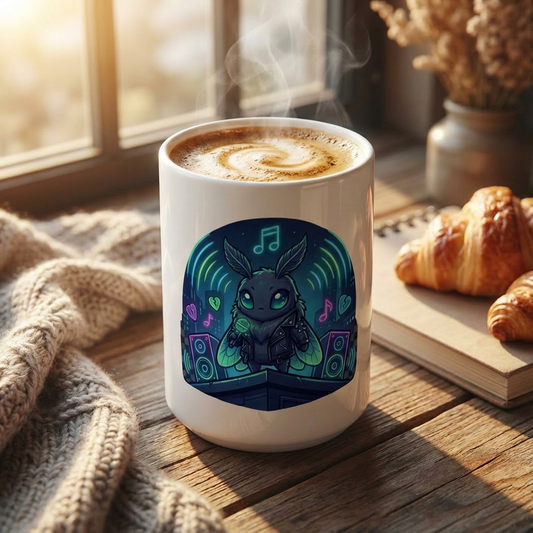 Neon Noodle Moths - Street Serenade - 15oz Mug