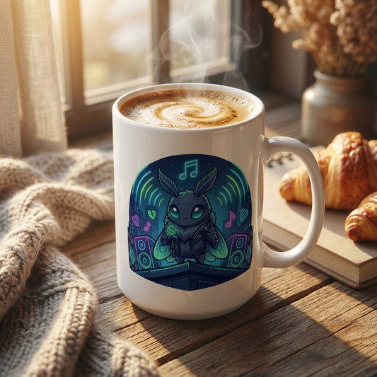 Neon Noodle Moths - Street Serenade - 15oz Mug