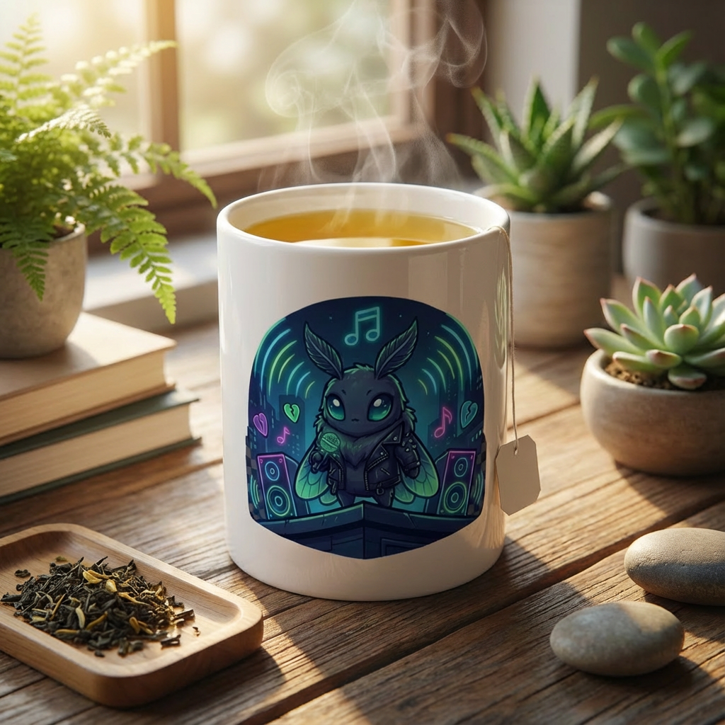 Neon Noodle Moths - Street Serenade - 15oz Mug