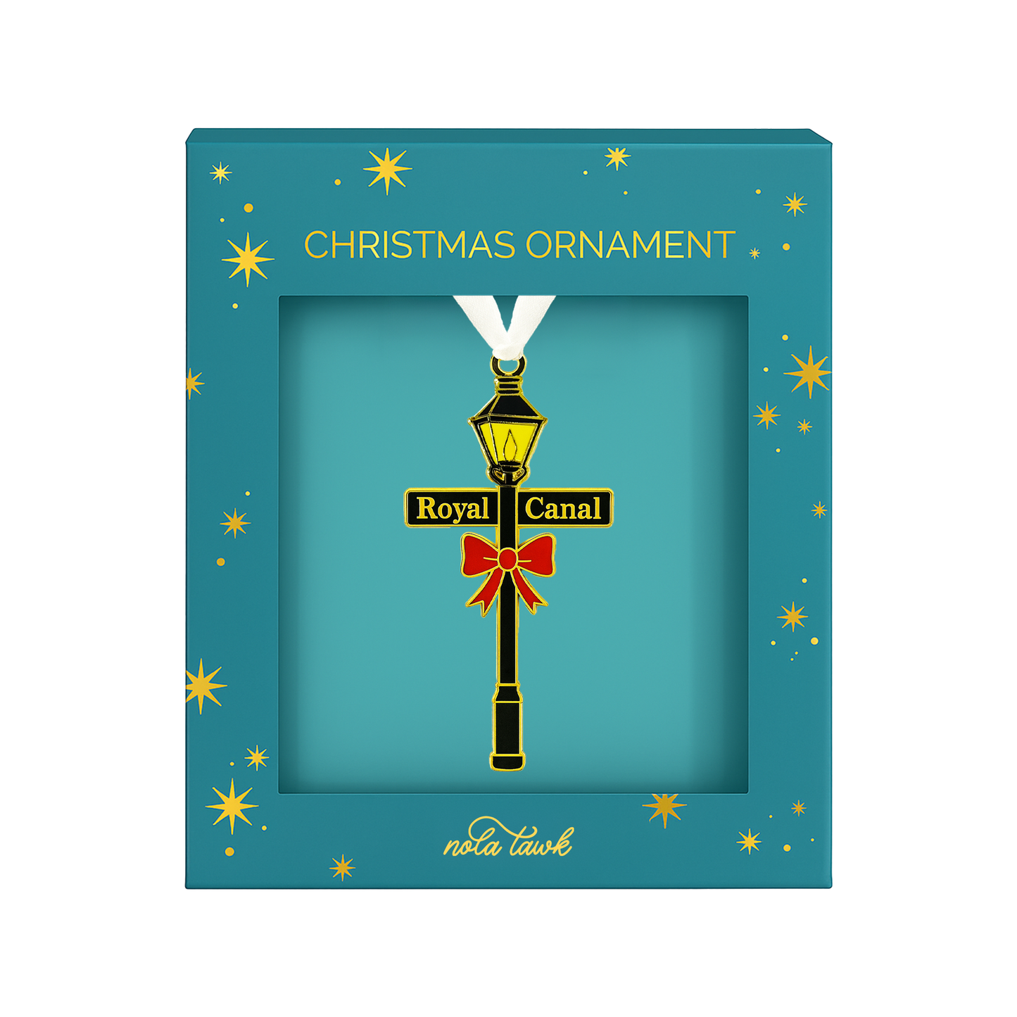 New Orleans Lamp Post Enamel Ornament