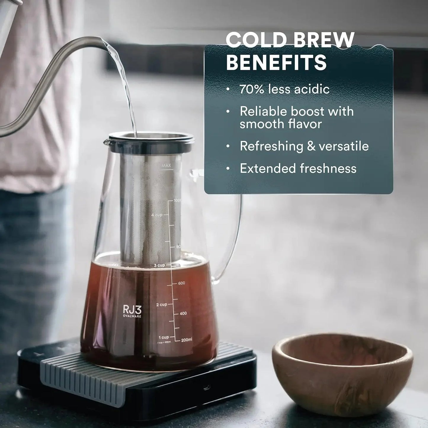 Cold Brew Maker 1.0L/34oz and 1.5L/51oz