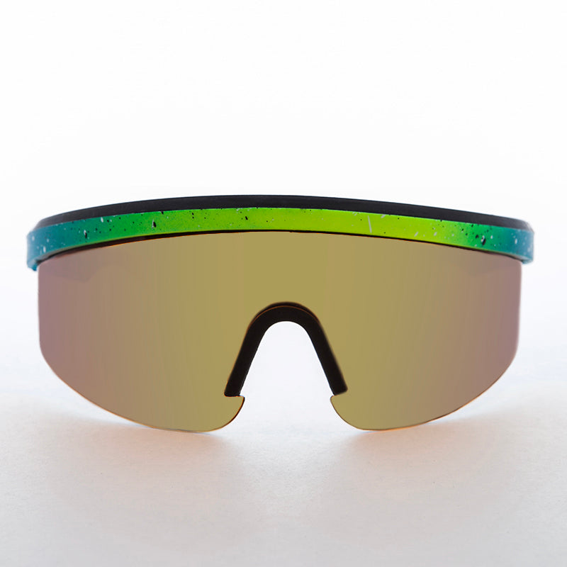 Kids 80s Wrap Around Sunglasses - Colt
