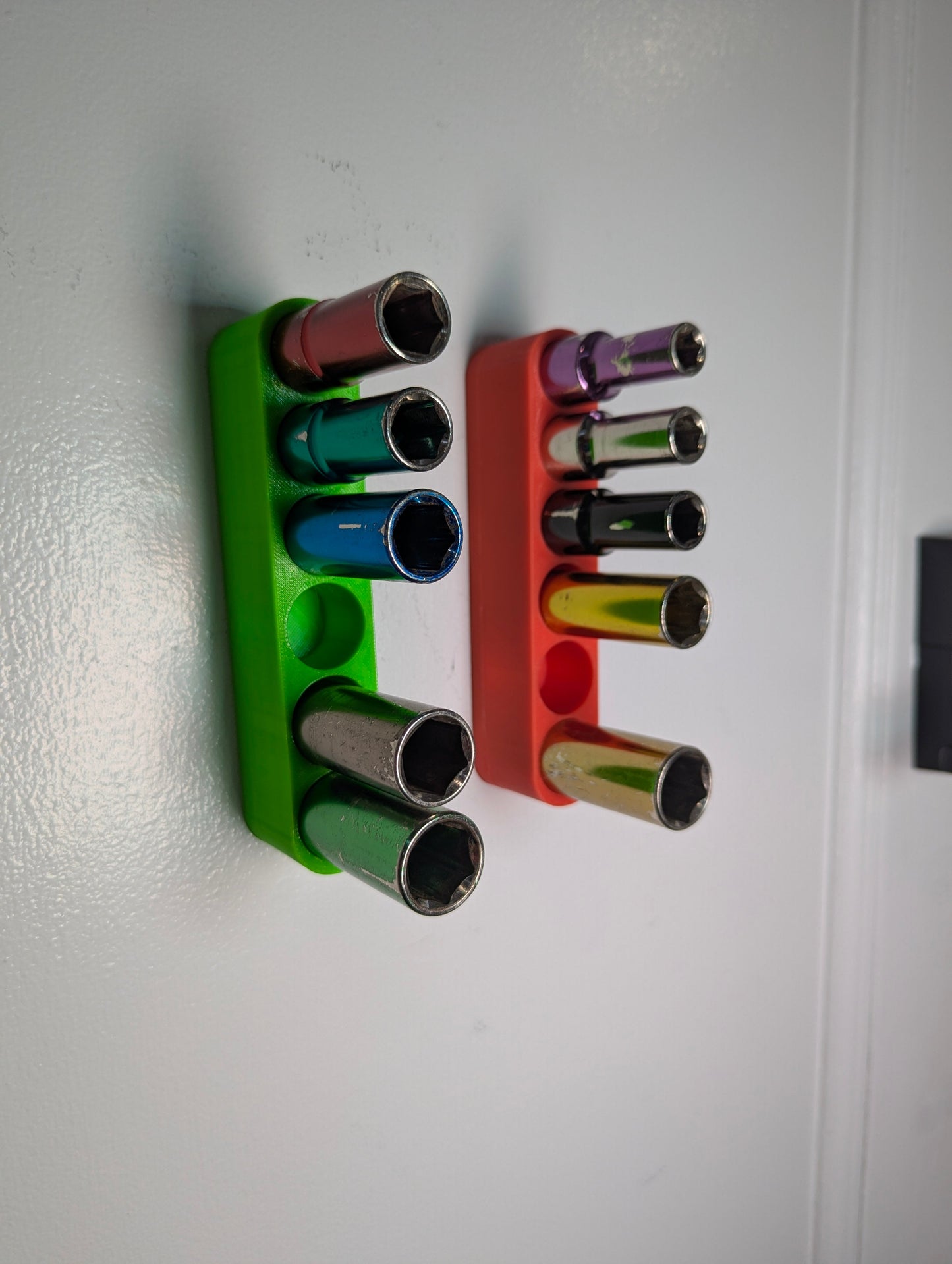 Magnetic Socket Organizer Tray – 6 Slot, Heavy-Duty Tool Holder