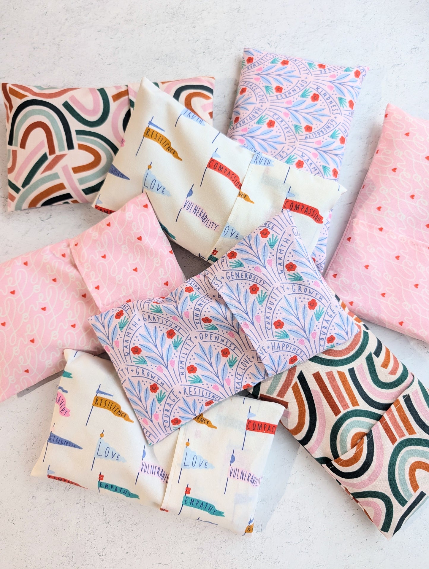 Weighted Eye Pillow - Positivity Flags