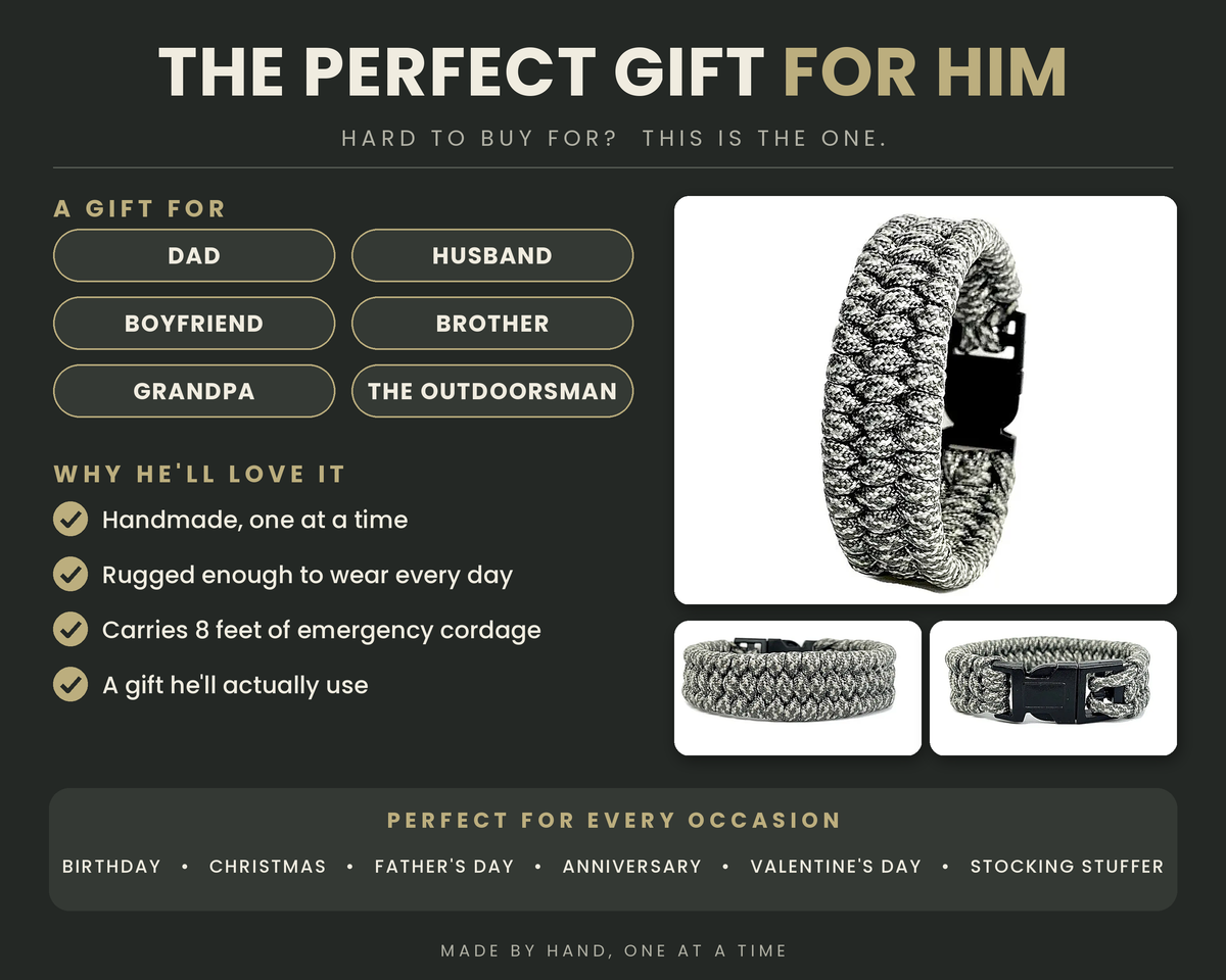 Engineered Trilobite Paracord Bracelet in ACU Digital
