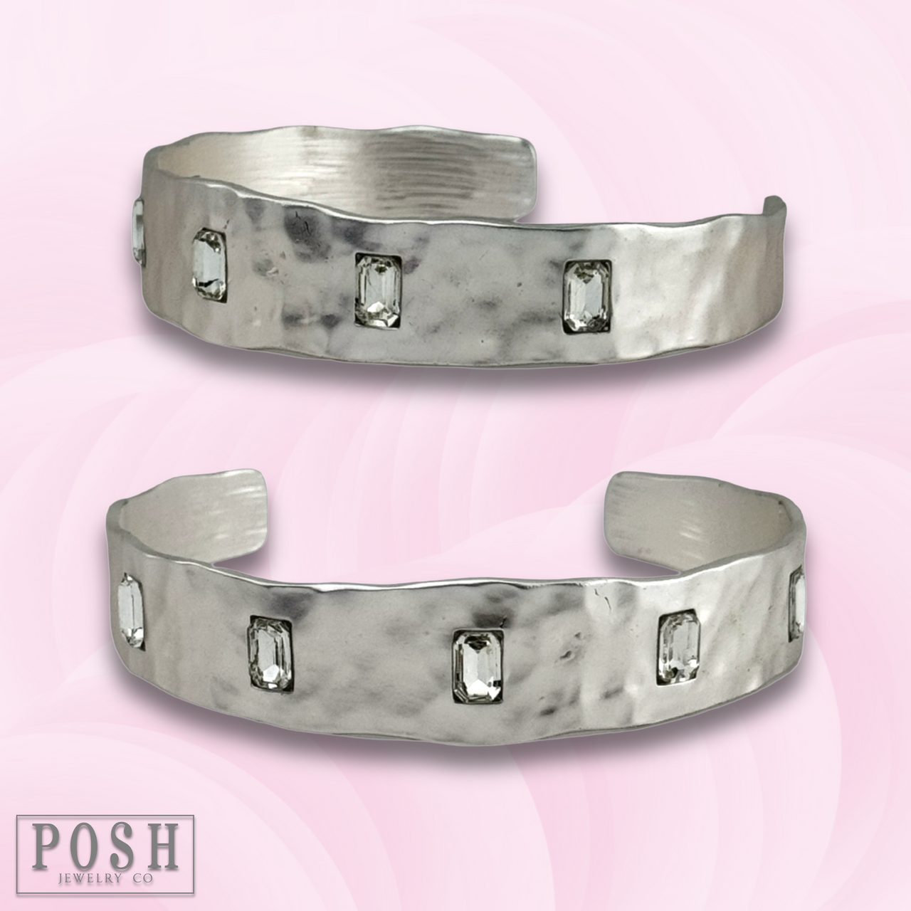 Rhinestone stud bracelet