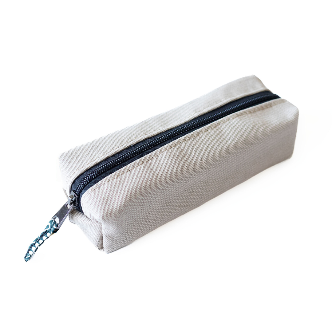 Pencil Pouch Zipper Bag – Fair Trade Cotton Canvas Pencil Case