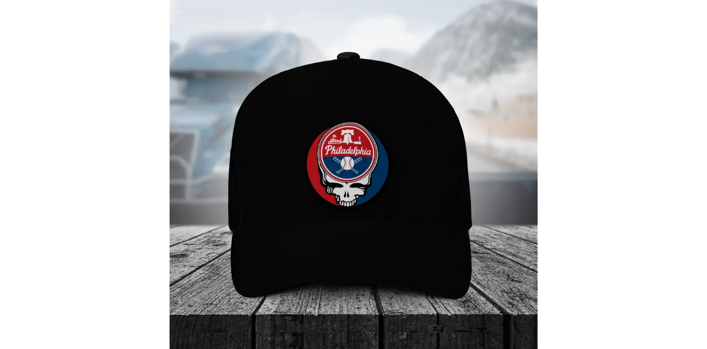 Philadelphia Phillies Original Dancing Bear MLB Grateful Dead Trucker Cap