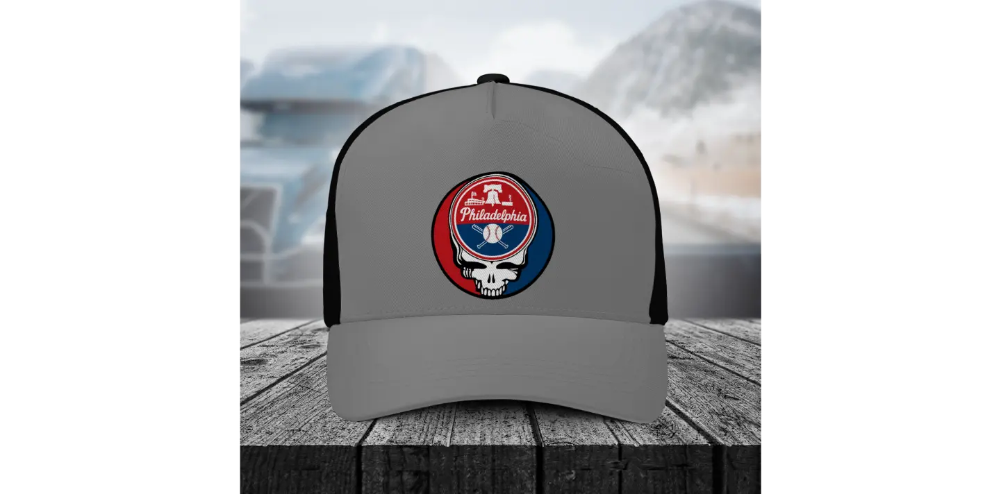Philadelphia Phillies Original Dancing Bear MLB Grateful Dead Trucker Cap