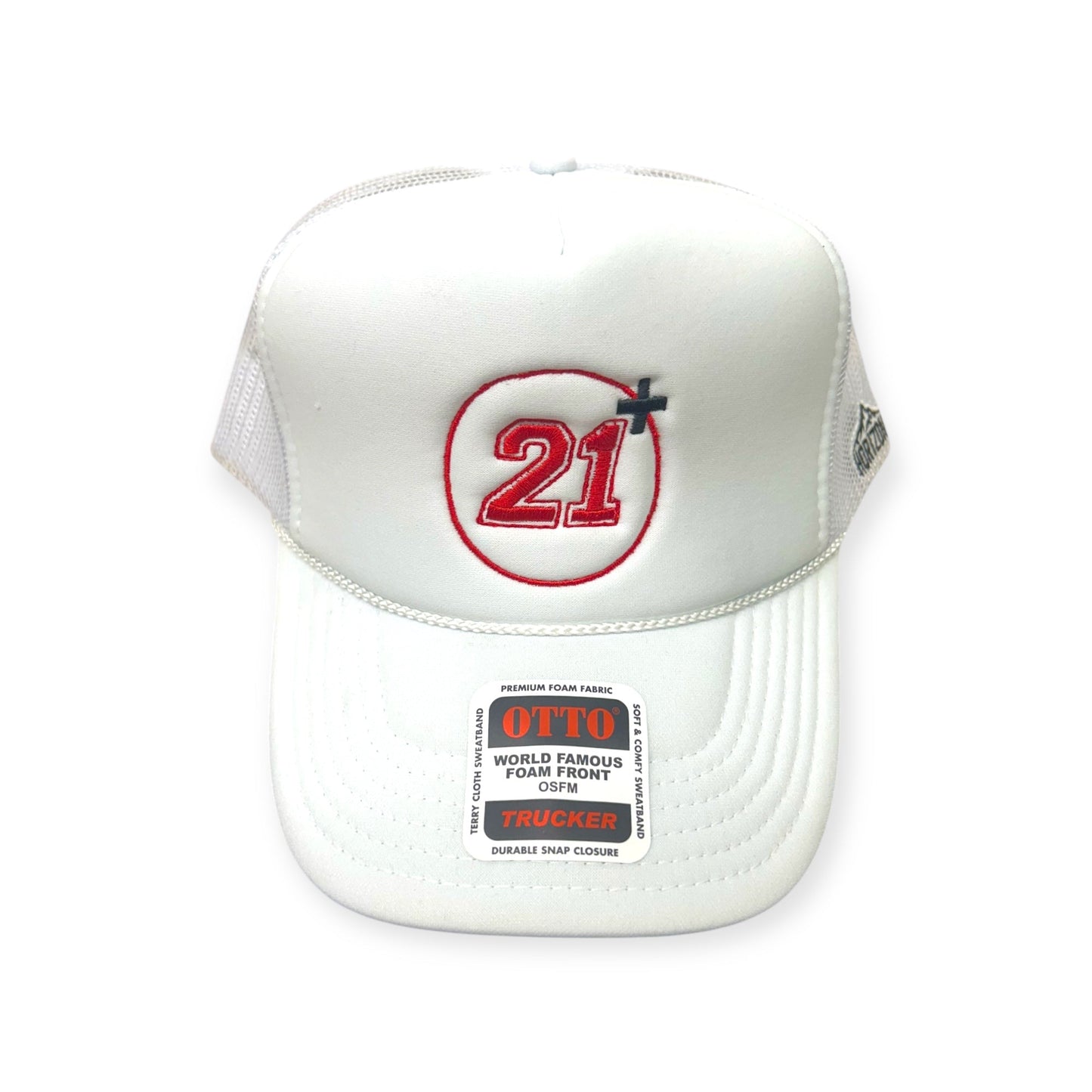 21+ Embroidery Hat - Foam Trucker Hat