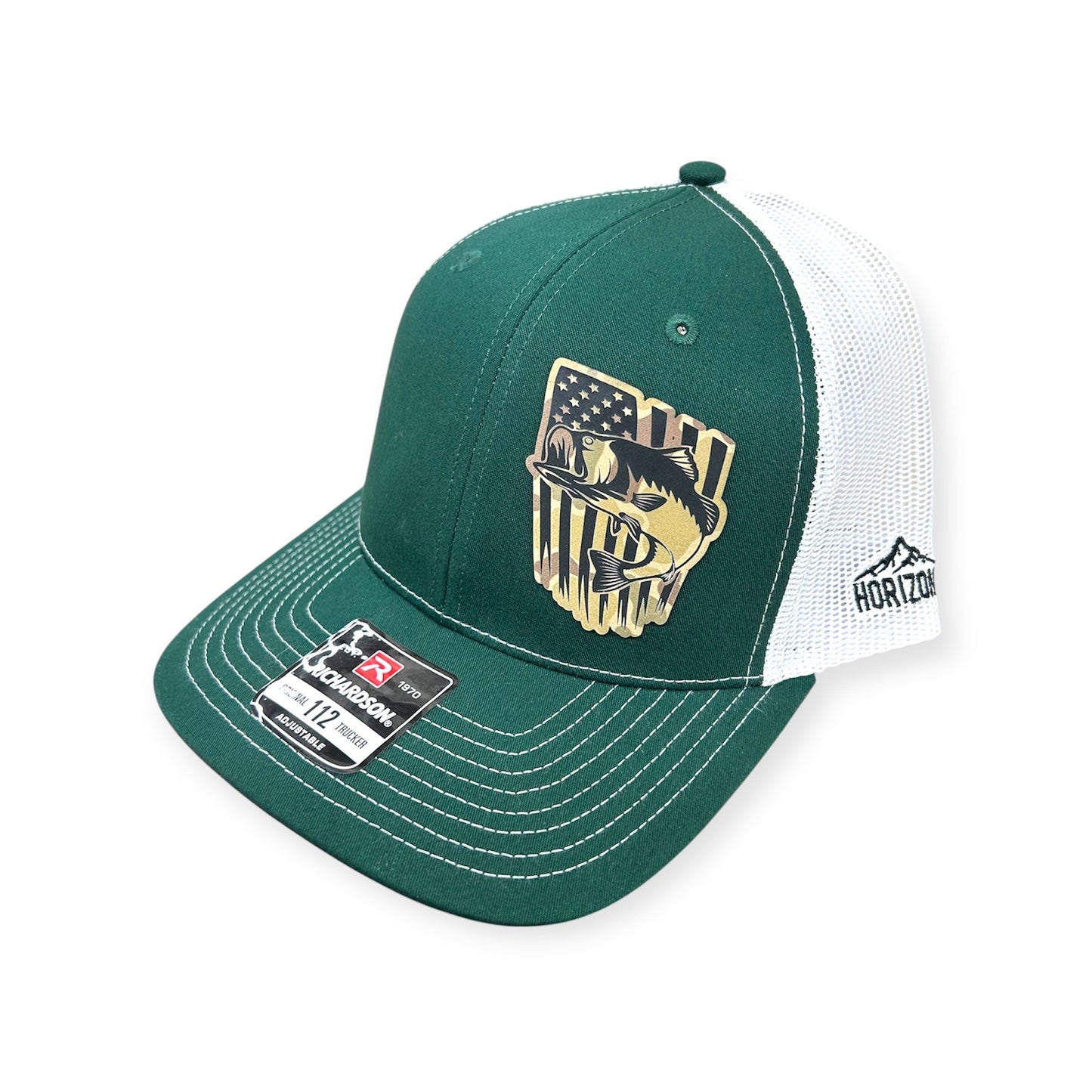 Fish Flag Patch Hat - Richardson 112
