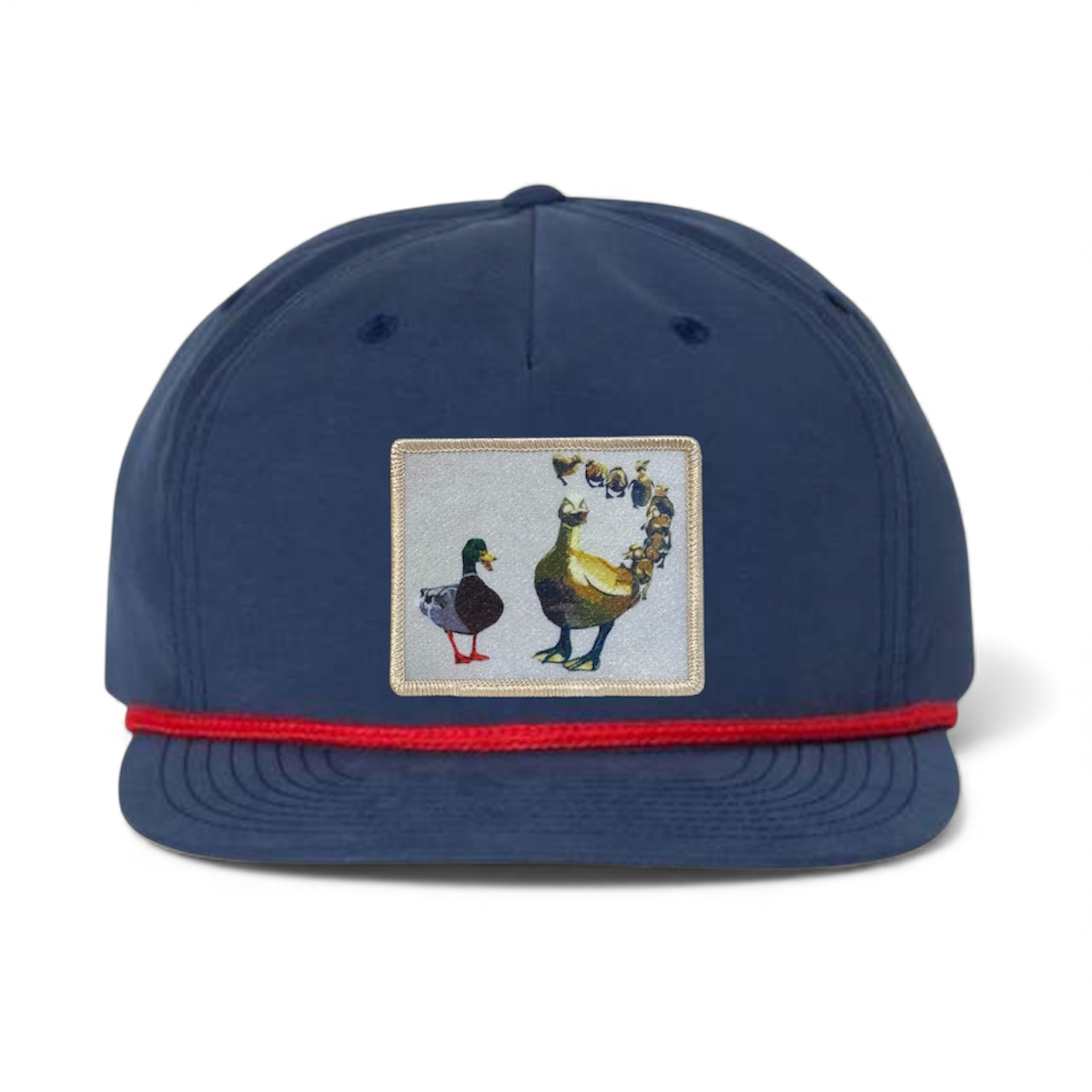 Navy/ Red Rope Cap