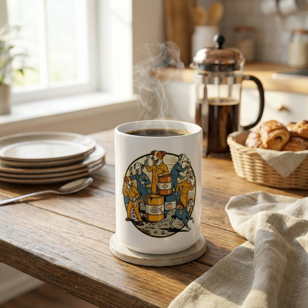 Pit Stop Pups - Pit Crew Chaos 15oz Mug