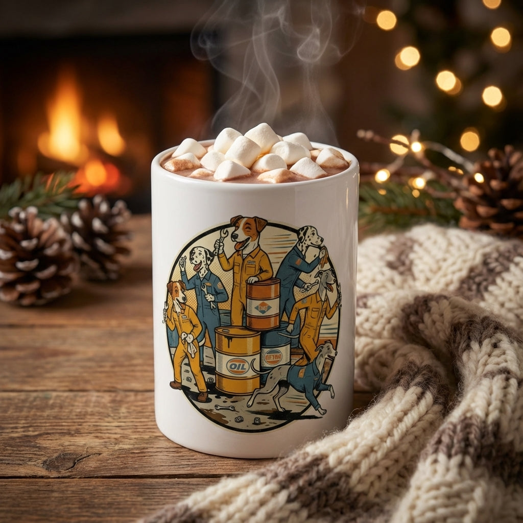 Pit Stop Pups - Pit Crew Chaos 15oz Mug