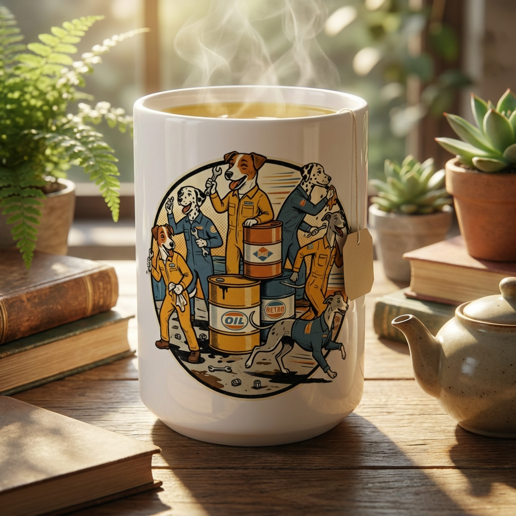 Pit Stop Pups - Pit Crew Chaos 15oz Mug