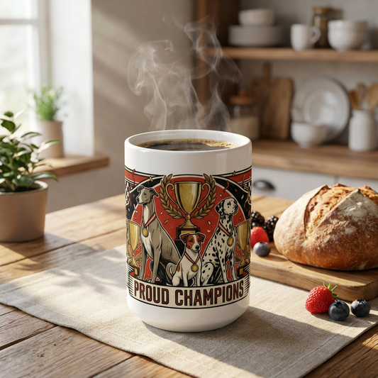 Pit Stop Pups - The Winner's Circle 15oz Mug