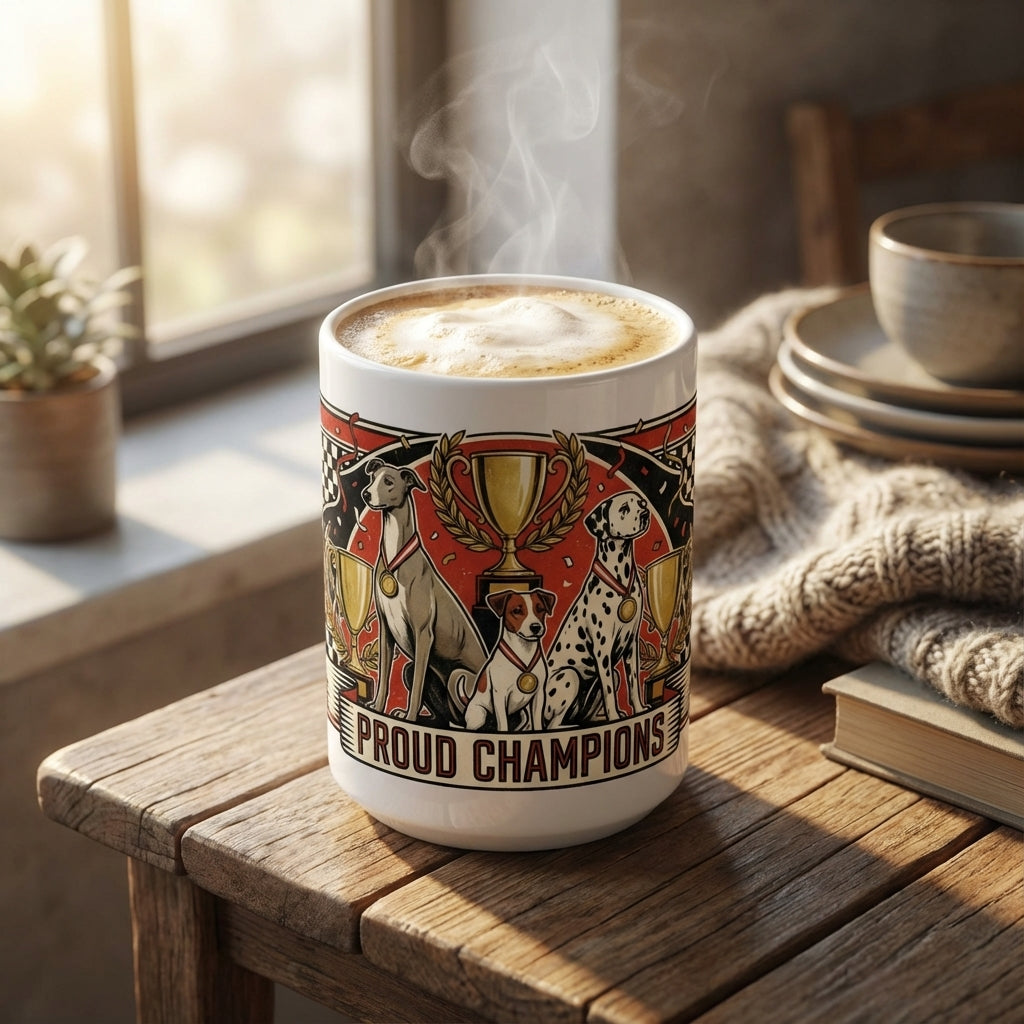 Pit Stop Pups - The Winner's Circle 15oz Mug