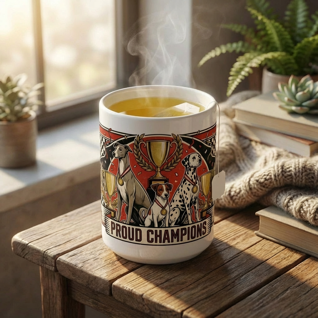 Pit Stop Pups - The Winner's Circle 15oz Mug