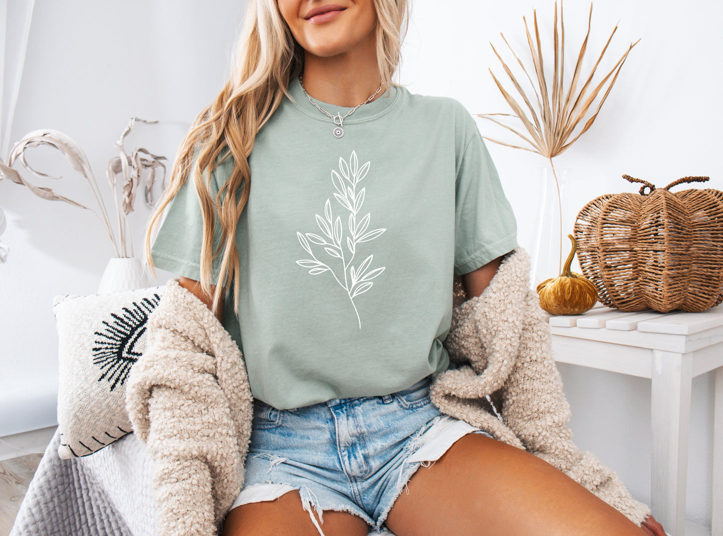 Plant Tree Branch Botanical Comfort Colors T Shirt