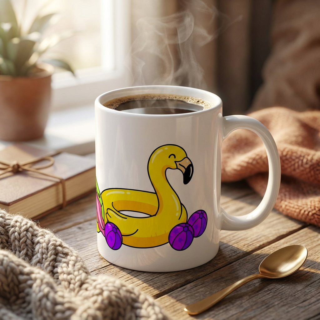 Pool Party Axolotls - Axolotl Slushie Sip - 15oz Mug