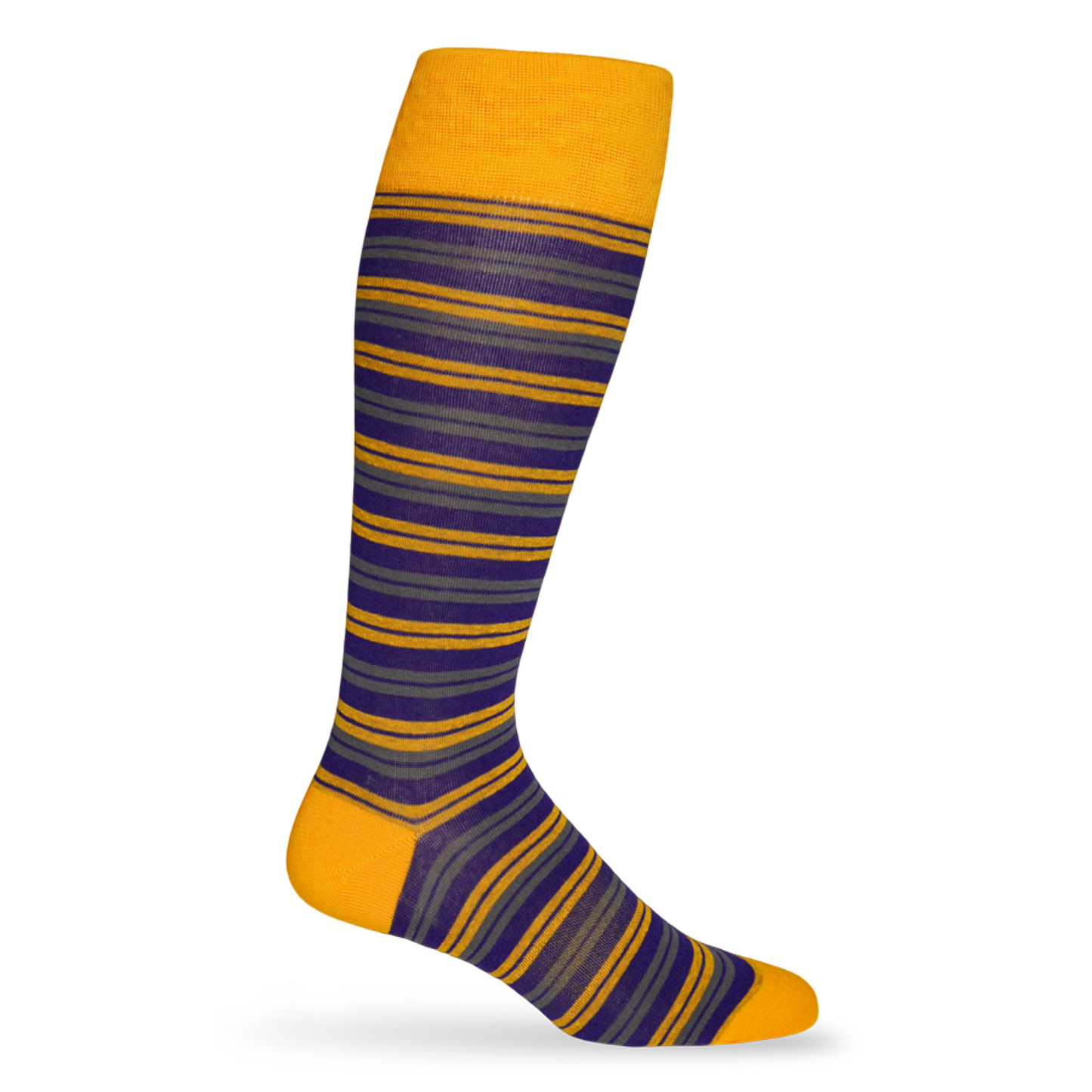 Gold / Purple Mixed Socks 4 Pack -B