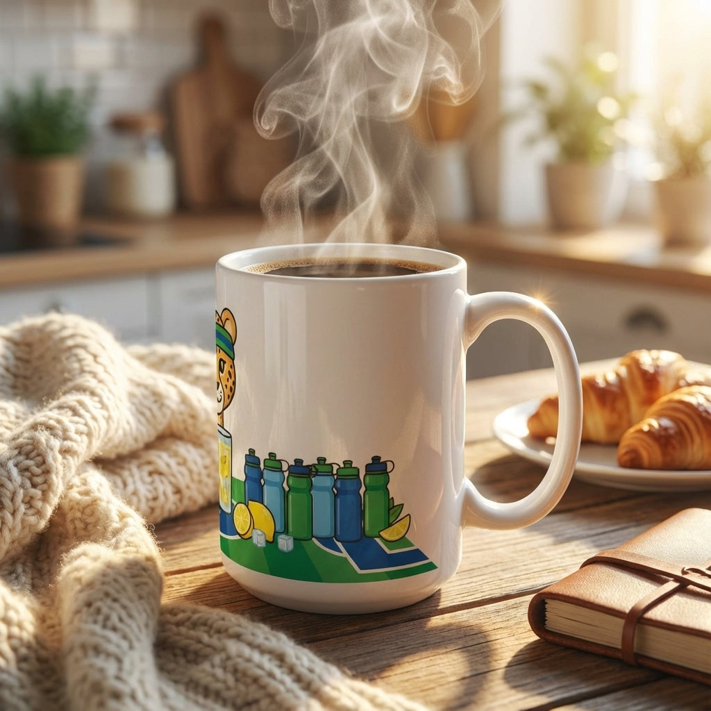 Racquet Club Cheetahs - Hydration Station - 15oz Mug