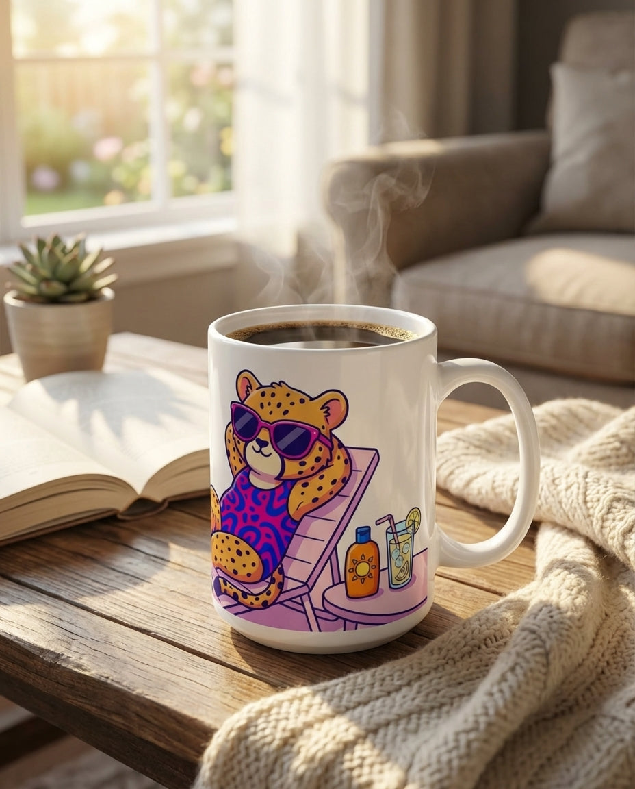 Racquet Club Cheetahs - Poolside Pounce - 15oz Mug