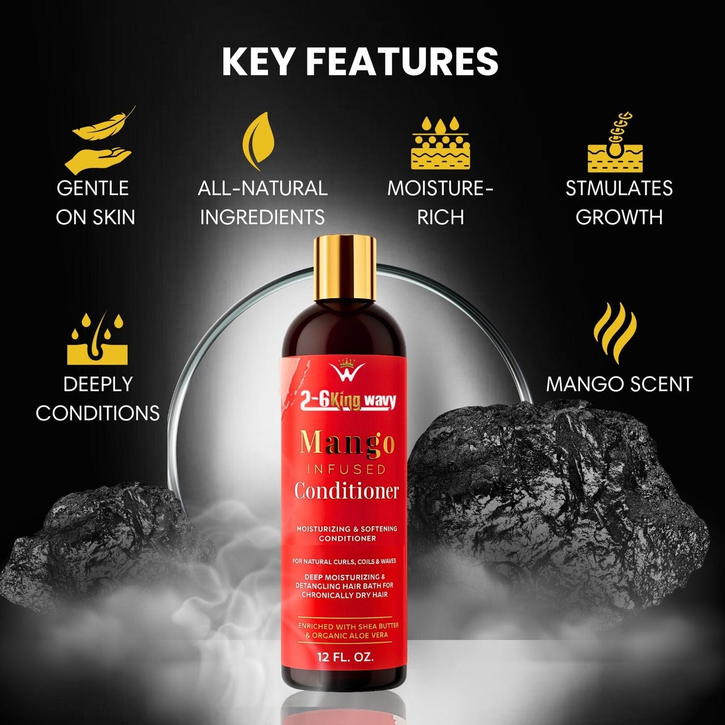 Infused Mango Conditioner (12 FL OZ)  Premium Quality