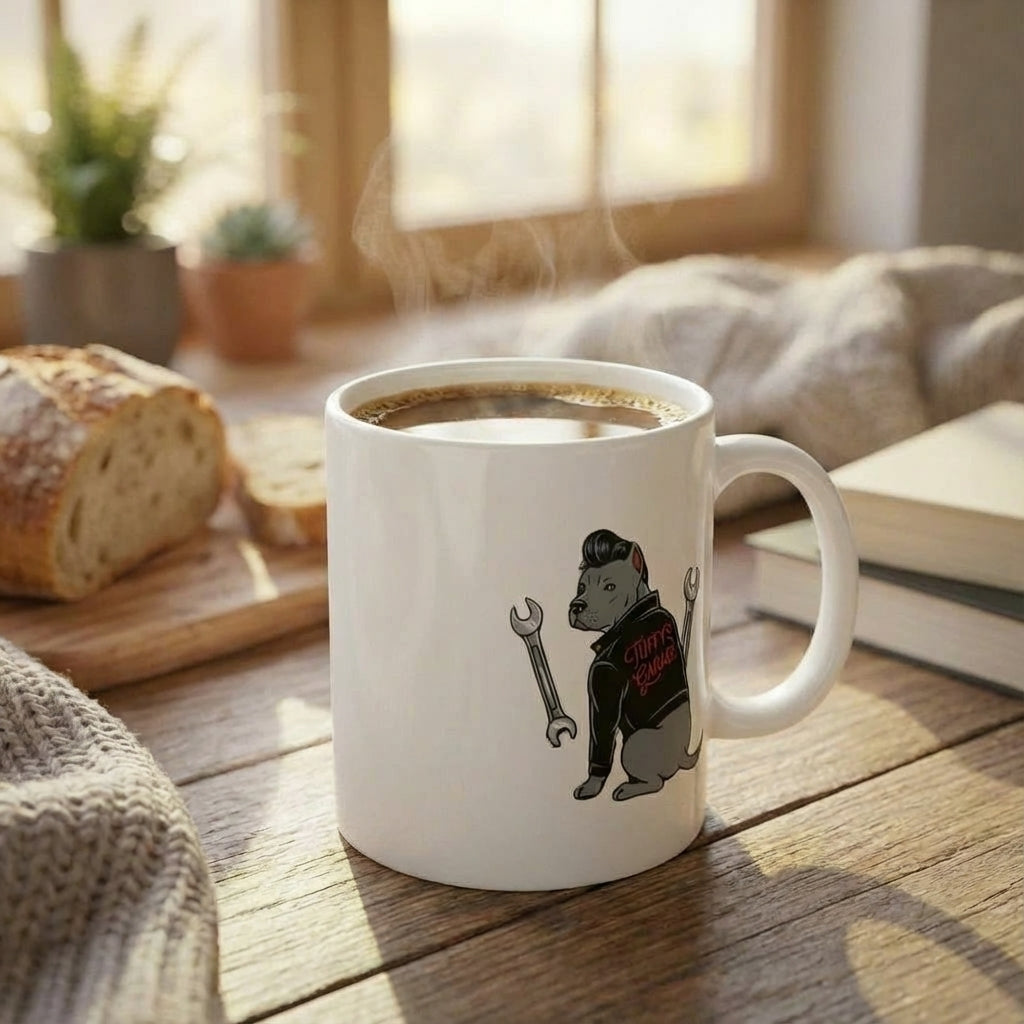 Rockabilly Pitties - Greaser Garage - 15oz Mug
