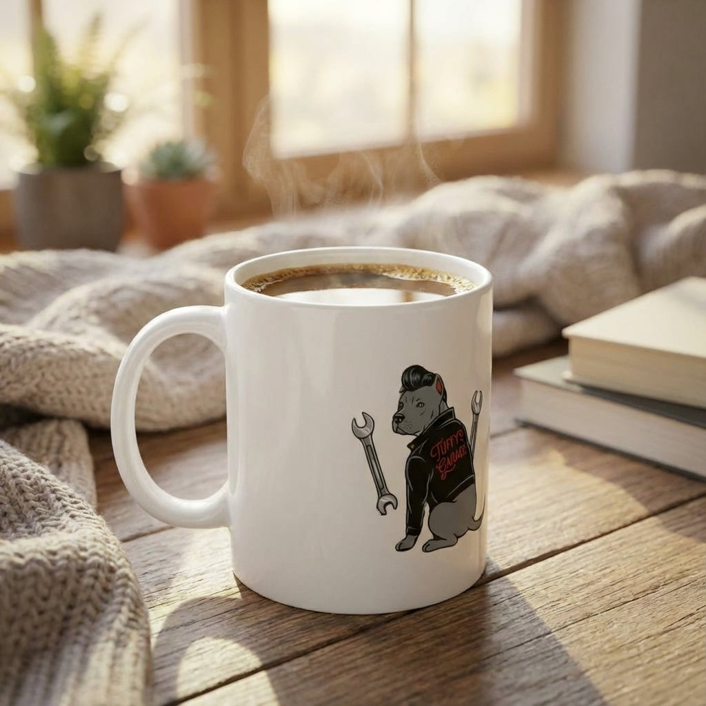 Rockabilly Pitties - Greaser Garage - 15oz Mug