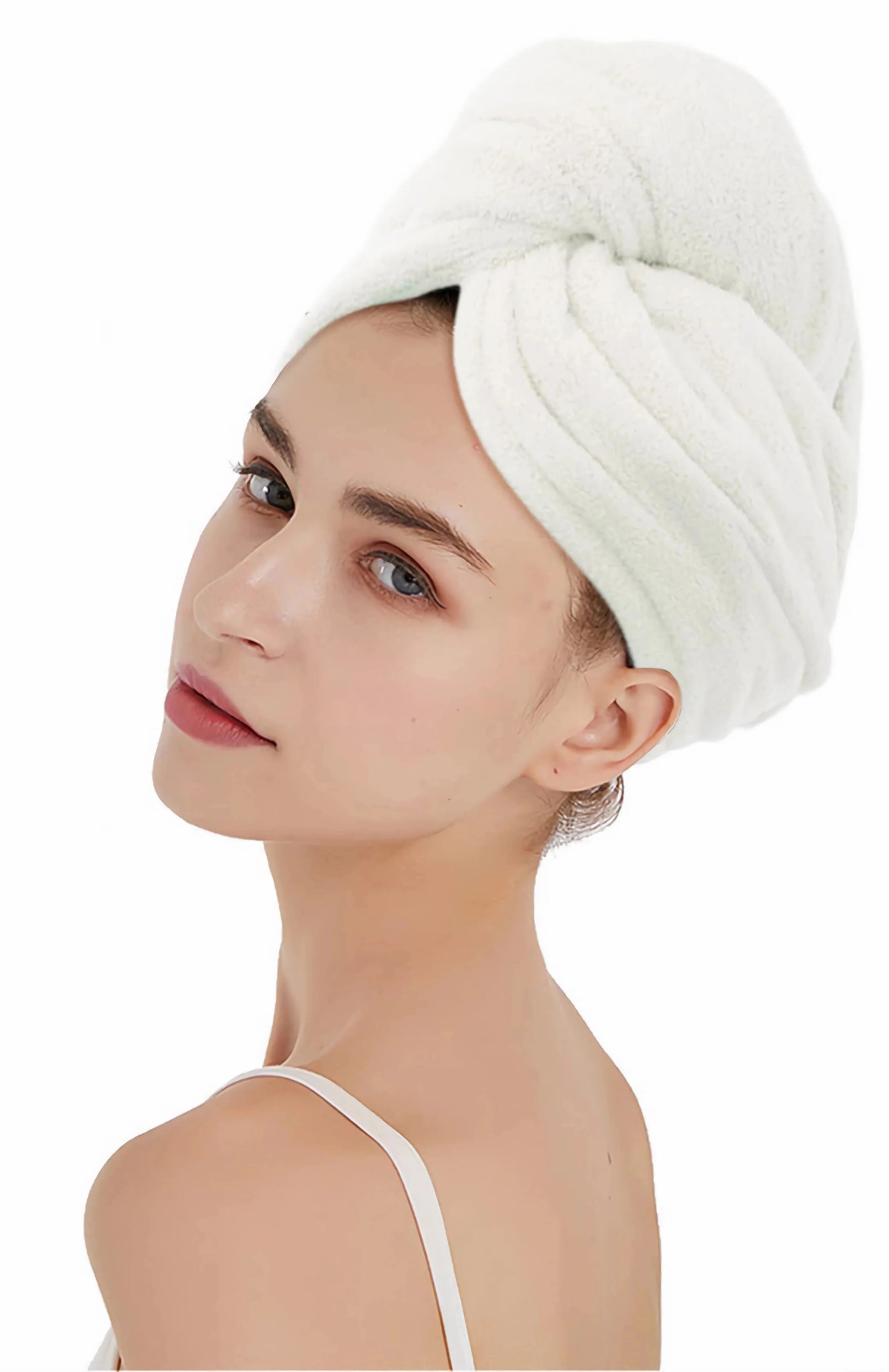 Microfiber Hair Drying Towel Cap – Quick-Dry, Super Absorbent Shower Wrap for Women